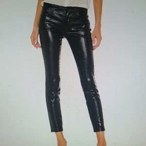 Frame Le High Skinny Croc - New